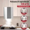 LEVIVO A+ Hotte îlot à recyclage d'air Suspendue avec un Voir les images du produit 2