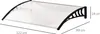 Tettoia Outsunny per porta d'ingresso 89 x 122 cm Tettoia Anteprima dell’immagine prodotto 3