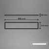BRILONER - Lámpara de techo LED de 98 cm con luz indirecta, Vista previa de la imagen del producto 8