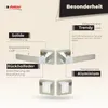 DOMINO Türgriff Drückergarnitur BB-Buntbart Set | Produktbild-Vorschau 7