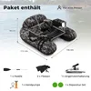 COSTWAY Belly boat, łódź z regulowanym uchwytem na wędkę, Podgląd zdjęcia produktu 3