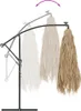 vidaXL Ombrellone con palo in acciaio marrone 269x269x235 Anteprima dell’immagine prodotto 6