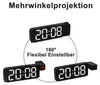 Digitaler Projektionswecker, LED-Bildschirm mit Uhrzeit- & Produktbild-Vorschau 3