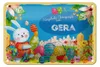 Blechschild Ostern Ostergrüße 18x12cm GERA Geschenk Deko Produktbild-Vorschau 1