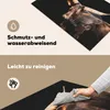 KitchenYeah© Herdabdeckplatte Kuh - Watussi - Schwarz , Produktbild-Vorschau 2