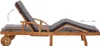 vidaXL Bain de soleil avec coussin en bois massif d'acacia Voir les images du produit 14