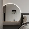 FENOMÉ Mila Specchio da bagno semicircolare - Illuminazione Anteprima dell’immagine prodotto 2