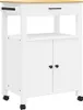 vidaXL Küchenwagen MONZA 60x40x88,5 cm Massivholz Kiefer Produktbild-Vorschau 1