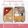 COSTWAY 20" príručná batožina, cestovný kufor s nálepkou, Náhľad obrázku produktu 3