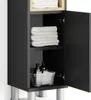 Midi skrinka Vicco Aquis antracitová 30 x 81.8 cm, Model Náhľad obrázku produktu 4