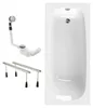 Calmwaters® Badewannen-Set 170x75 cm mit Wannenfüßen & Produktbild-Vorschau 2