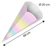 URSUS Schultüte 68cm Regenbogen Motiv 04 Produktbild-Vorschau 3