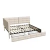 Letto imbottito INONEFT 140x200 cm con LED e USB, divano Anteprima dell’immagine prodotto 14