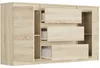 Komoda 140 cm zásuvky dveře skříňka FRAMIRE R-140-S3 sonoma Náhled obrázku produktu 6