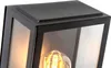 Lampa ścienna zewnętrzna czarna z czujnikiem ruchu IP44 - Podgląd zdjęcia produktu 2