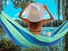 Verk Hamaka hojdacia sieť 200 x 150 cm hrubé modré pruhy Náhľad obrázku produktu 12