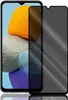 A privacy screen protector is shown placed over a smartphone screen. Produktbild-Vorschau