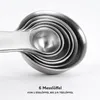 Messlöffel - Messlöffel-Set mit 6 Messschalen - Edelstahl Produktbild-Vorschau 3
