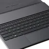 A close-up view of a black tablet keyboard case. Náhľad obrázku produktu