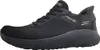 A black Skechers Bobs Squad Chaos sneaker is shown from the side against a white background. Produktbild-Vorschau