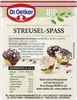 Dr. Oetker  Streusel Spaß drei vegane Streusel Varianten Produktbild-Vorschau 3