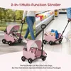 Transportador plegable para perros y gatos, con 4 ruedas, Vista previa de la imagen del producto 3