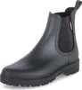 Kaerlek Damen Chelsea Boots Gummistiefel Schwarz Produktbild-Vorschau 2