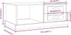 vidaXL Couchtisch Sonoma-Eiche 90x50x35 cm Holzwerkstoff Produktbild-Vorschau 8