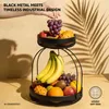 zuppiera di frutta a 2 livelli con porta-banane, cesto per Anteprima dell’immagine prodotto 4