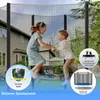Gartentrampolin Trampolin Outdoor Ø244cm Sicherheitsnetz Produktbild-Vorschau 11