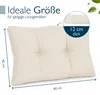 Coussin Beautissu Lounge Outdoor Natur XLuna, 60 x 40 cm Voir les images du produit 3