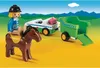 PLAYMOBIL 1.2.3. 70181 Voiture avec remorque pour chevaux Voir les images du produit 10