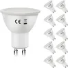 ZMH 10ER LED Leuchtmittel GU10 6W Warmweiß Abstrahlwinkel Produktbild-Vorschau 1