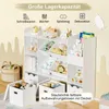 Regał dziecięcy HOMMPA na kółkach, organizer na zabawki, Podgląd zdjęcia produktu 3
