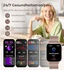 Smartwatch Damen, 4 Armbänder + Halskette, 1,83" HD Produktbild-Vorschau 2