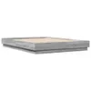 The Living Store Bettgestell Grau Sonoma 150x200 cm Produktbild-Vorschau 3