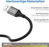 deleyCON 2m USB Druckerkabel (für Drucker, Scanner, MIDI) Produktbild-Vorschau 4