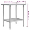 vidaXL Kuchyňský pracovní stůl 80 x 60 x 85 cm Nerezová Náhled obrázku produktu 6