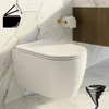 BADLAND WC-Toilette Virvel: Schüssel Weiß mit Klosettsitz Produktbild-Vorschau 2