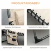A collage of four close-up images highlighting features of a recliner chair. Produktbild-Vorschau