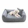 4L Textil MOLLY Hundebett aus Cord mit Rand, komplett Produktbild-Vorschau 1