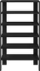 vidaXL Portascarpe nero 61x32x105 cm Materiale a base di Anteprima dell’immagine prodotto 3