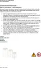 Instructional text and images for a flower stand. Produktbild-Vorschau