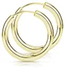 MATERIA Gold Creolen klein aus vergoldetem 925 Sterling Produktbild-Vorschau 1