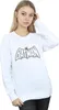 DC Comics - Sweatshirt für Damen BI15105 (S) (Weiß) Produktbild-Vorschau 2