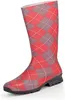 Gummistiefel Mareike, Farbe:rot/grau kariert, Größe:38 Produktbild-Vorschau 2