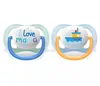 AVENT Soother Ultra Air Happy I Love mama, 0-6m - Barca, Anteprima dell’immagine prodotto 1
