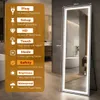 AIORBER Lustro LED 160x50cm, z oświetleniem, wolnostojące i Podgląd zdjęcia produktu 3