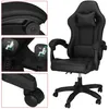 A collage of images showing different parts and angles of a black gaming chair. Voir les images du produit