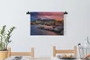 MuchoWow® Wandteppich Wandbehang Feuriger Sonnenuntergang Produktbild-Vorschau 3